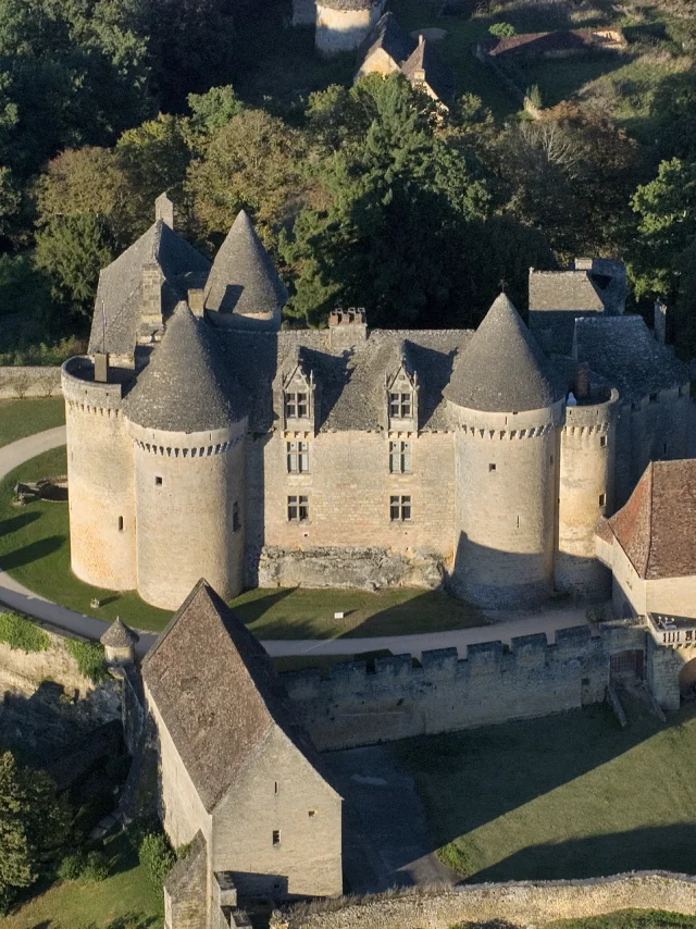 Château de Fénelon Vues Aeriennes