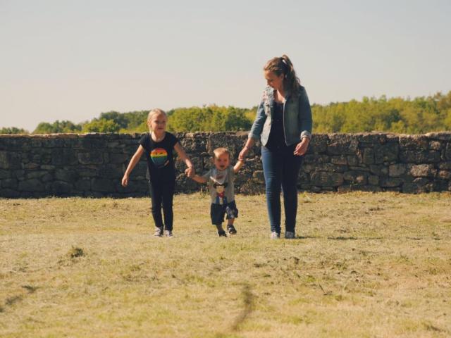 Enfants au Château de Carlux