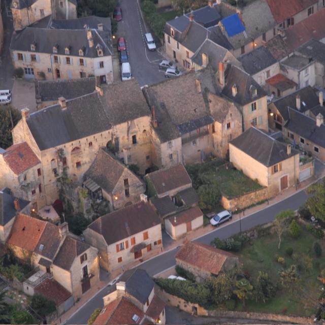 Salignac vue aérienne