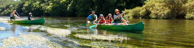 Canoë nature sur la Dordogne