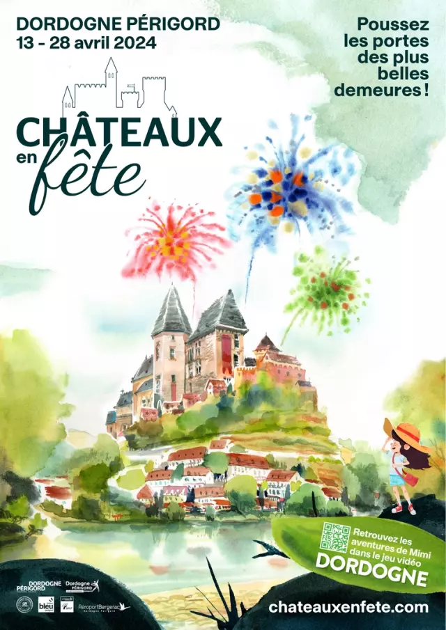 Chateaux En Fete 2024 Affiche Portrait